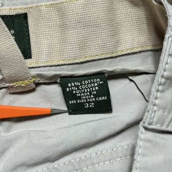 Eddie Bauer Shorts Mens 32 Beige Cargo Hiking Outdoor Utility Mesh Pocket - Picture 5 of 12